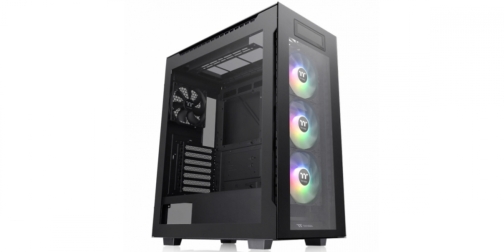 Im Rahmen der Thermaltake Expo 2022 stellt der Hersteller für Gehäuse, Kühler und Gaming-Peripherie den Divider 500 TG Ultra mit LCD-Bildschirm vor. (5)