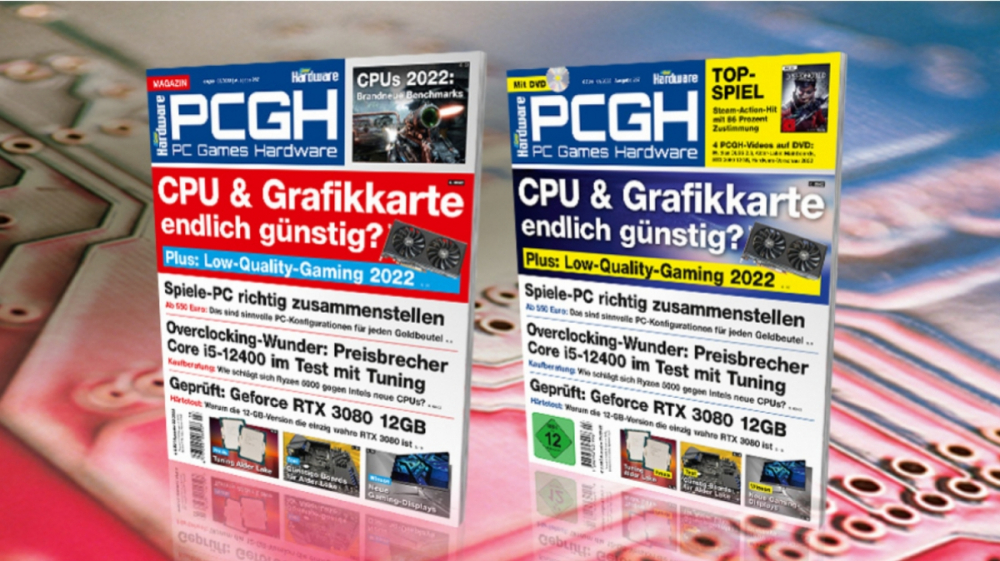 PCGH 03/2022 (#257): RTX 3080 12 GiB im Härtetest, RX 6500 XT unter der Lupe, neuer CPU-Index 2022, Tuning und Praxistests zu Alder Lake, Kaufberatungen zu neuen Gaming-PCs u. v. m. - auf DVD "Dishonored: Der Tod des Outsiders"
