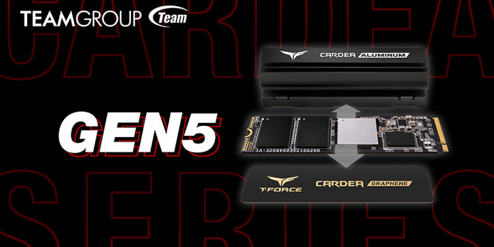 Teamgroup stellt seine erste SSD mit PCI-E-5.0-Anbindung vor.