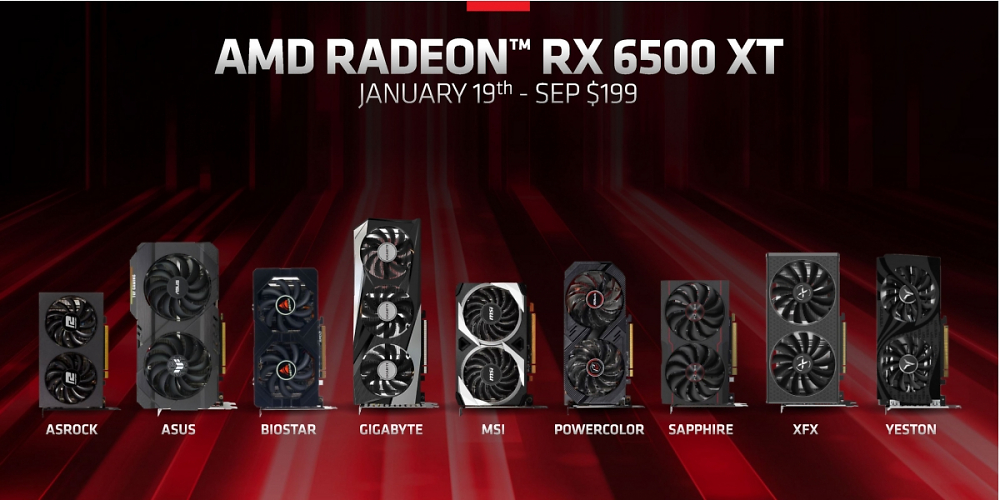 Radeon RX 6500 XT vorübergehend teils deutlich unter UVP zu haben