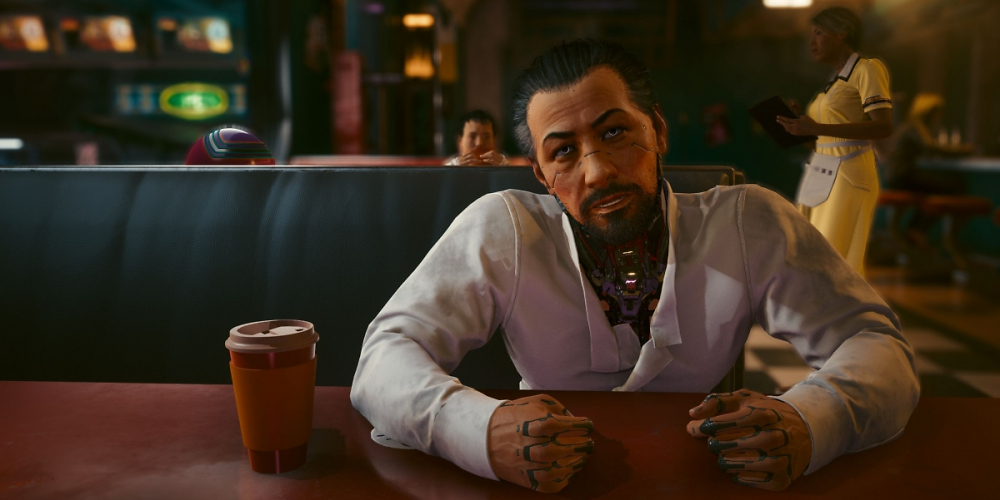 Takemura aus Cyberpunk 2077