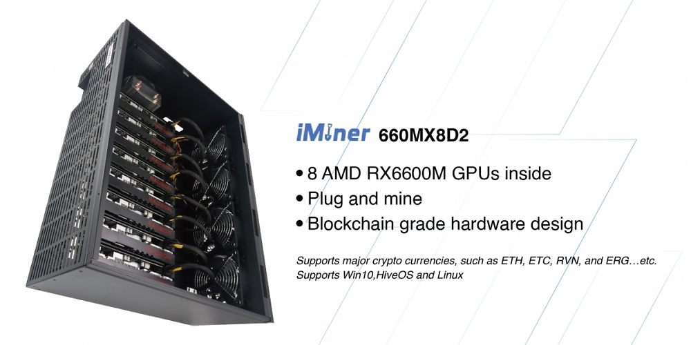 Mining-Hardware: Biostar verkauft Miner mit acht RX-6600-GPUs