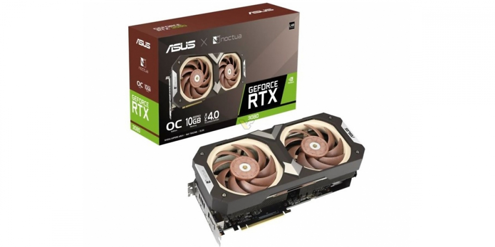 Nun ist es amtlich: Asus und Noctua veröffentlichen die Geforce RTX 3080 Noctua Edition, die leiser laufen soll als jede andere Grafikkarte ihrer Klasse.