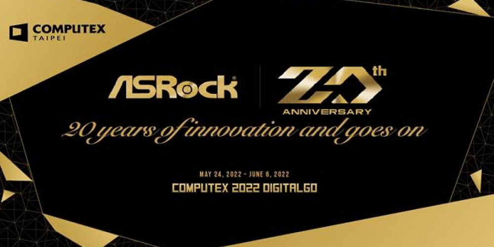 20 Jahre Asrock: Jubiläums-Mainboard mit X670, Z690 NFT und erste eDP-Platinen angekündigt.