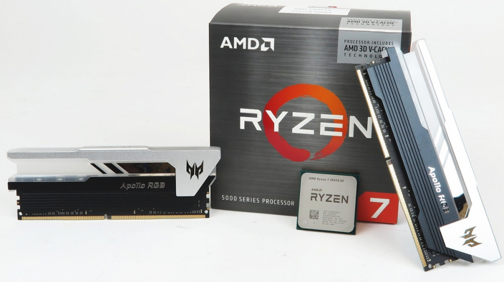 Ryzen 7 5800X3D vs. 5800X: RAM-Skalierung - dank 3D-V-Cache schnell bei lahmem Speicher?