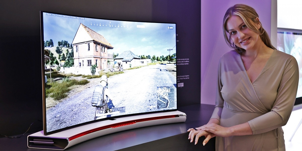 LG OLED-Monitor für Spieler verbiegt sich auf Knopfdruck