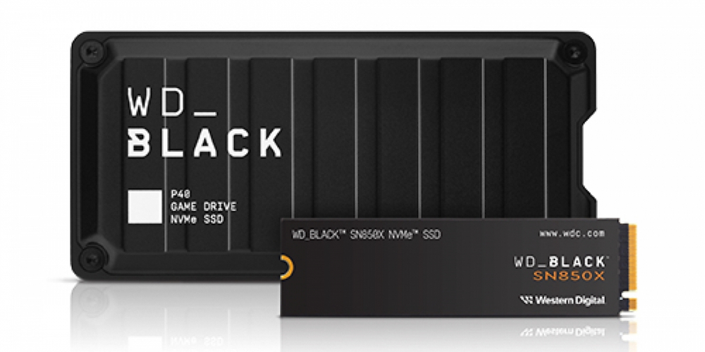 WD Black: Western Digital bringt mit SN850X und P40 zwei neue SSDs für Spieler