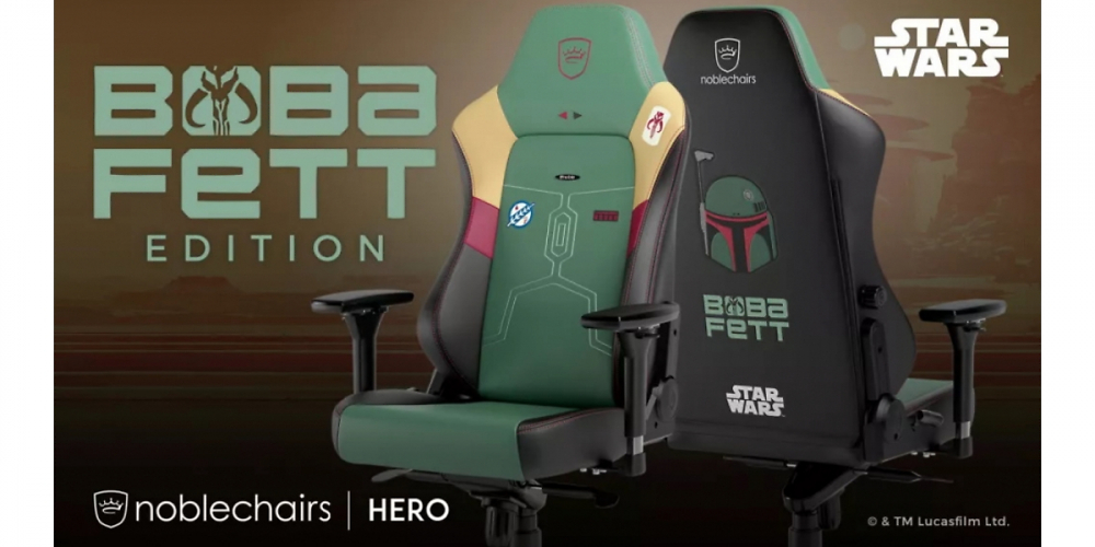 Noblechairs Hero: Neuer Gaming-Stuhl im Design von Boba Fett (1)