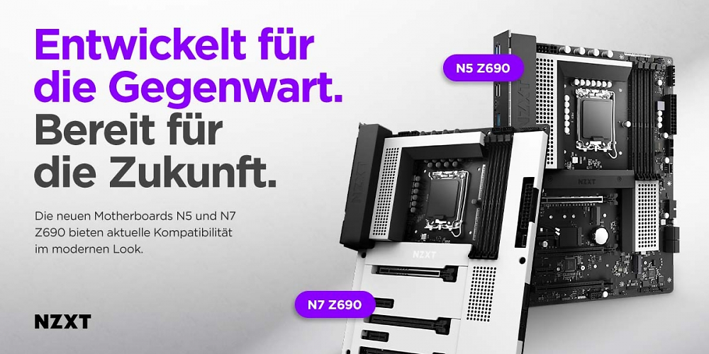 NZXT: ATX-Motherboards N7 Z690 und N5 Z690 angekündigt (1)