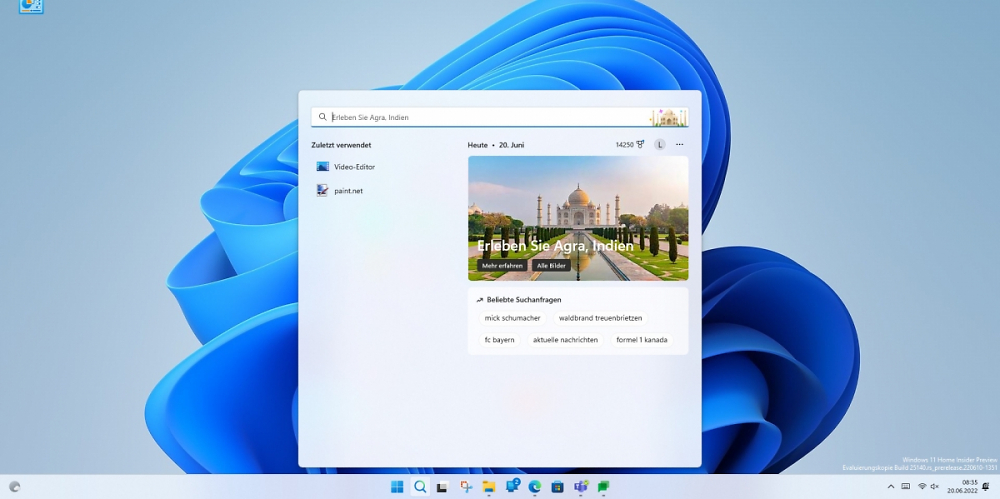Windows 11 Suchhighlights