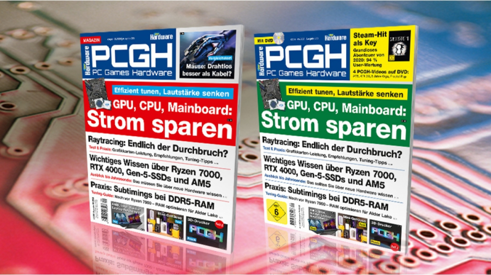 PCGH 09/2022 (#263): Stromkosten deutlich senken, Raytracing 2022, RAM-Subtimings bei DDR5 erklärt, ITX-Gehäuse getestet, 3D-Druck Teil 2, Ausblick auf Ryzen 7000, RTX 4000, u. v. m. - auf DVD Steam-Hit "Shady Part of Me"