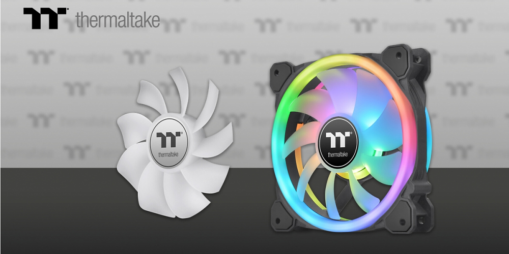 SWAFAN 12/14 RGB: Thermaltake bringt Lüfter mit austauschbarem Rotor