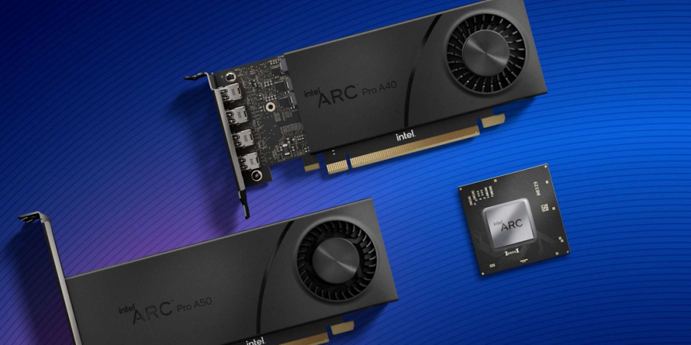 Intel präsentiert neue Arc-Pro-A-Grafikkarten für das Desktop- und Mobilsegment.