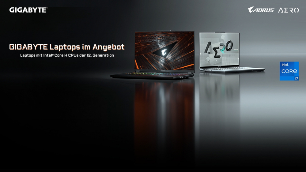 GIGABYTE, AERO & AORUS: Jetzt bis zu 30% auf aktuelle Laptops sparen