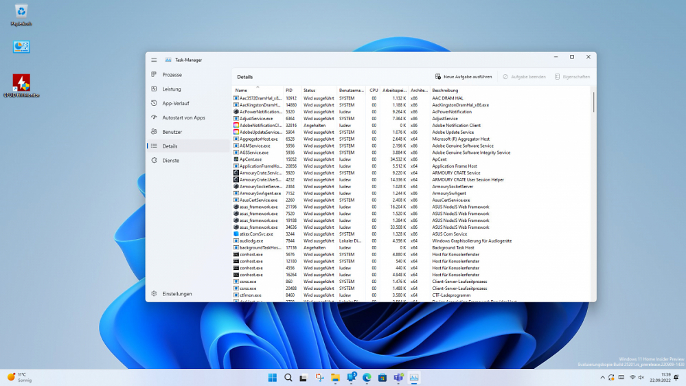Windows 11: Der alte Task-Manager ist da, aber er wird versteckt
