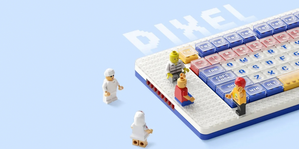 Melgeeks Pixel-Tastatur: Kompatibel zu (Lego)-Klemmbausteinen (3)