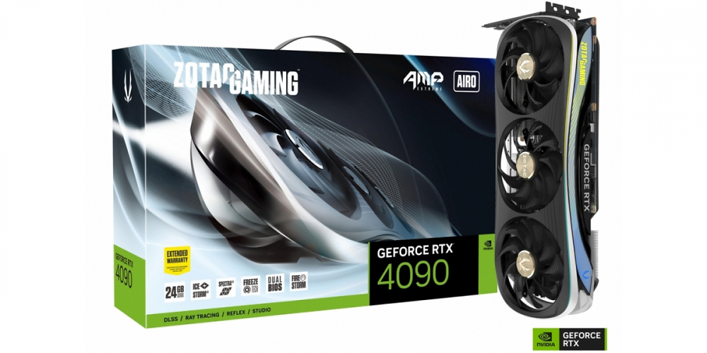 Die Geforce RTX 4090 von Nvidia ist nun erstmals bei einem deutschen Händler gelistet. Die Zotac-Modelle kosten dort allerdings alle über 2.100 Euro.