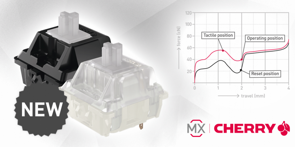 Mechanische Tastatur-Switches: Cherry MX macht Schalter-Mod "Ergo Clear" offiziel (1)