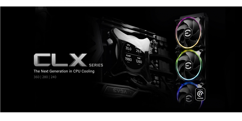 EVGA CLX-Serie: Drei neue AIO-Flüssig-CPU-Kühler angekündigt (1)