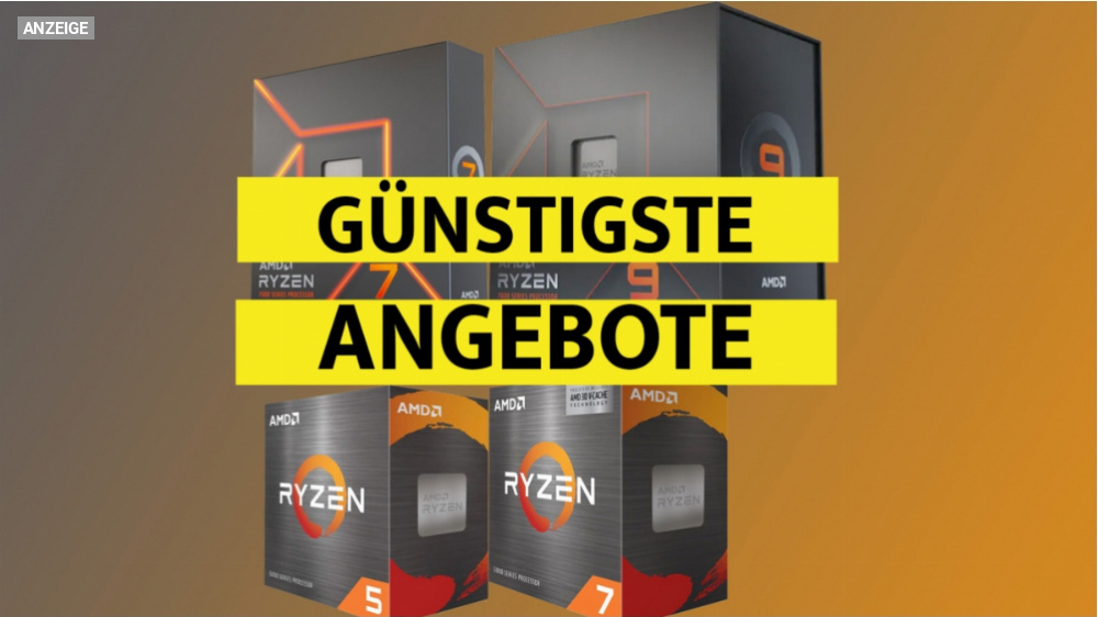 AMD-CPU kaufen: Hier die besten Angebote, Ryzen 7 5800X3D immer günstiger
