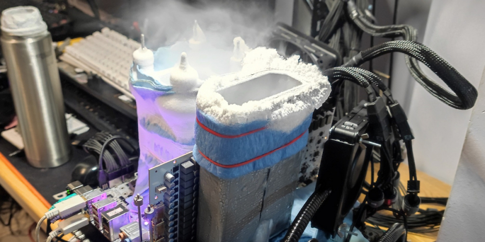 Ein Team aus Griechenland hat einen neuen Übertaktungsrekord bei der Geforce RTX 4090 erzielt. Mit der HOF-Karte von Galax und LN2 waren 3,82 GHz möglich.