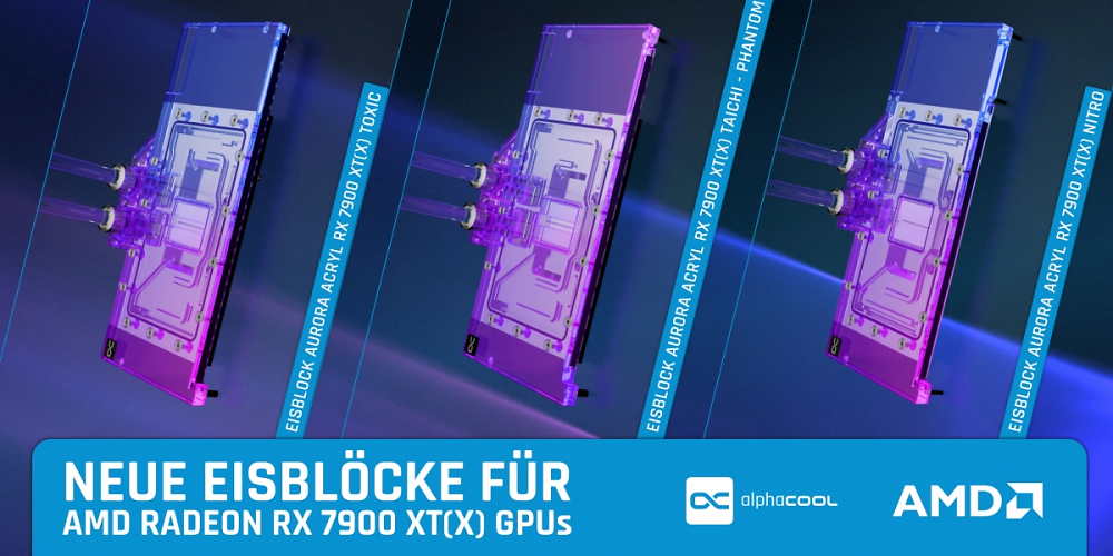 Radeon RX 7900 XT(X): Alphacool bringt Eisblock-Wasserkühler auf den MarktAlphacool