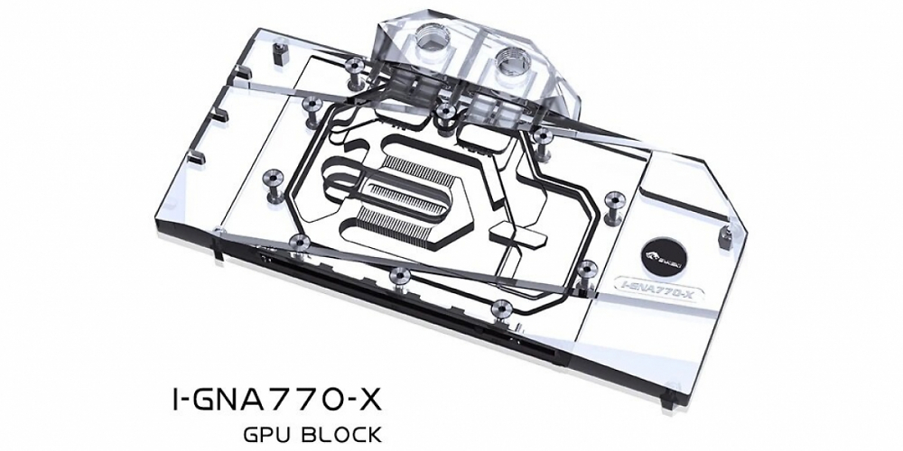 Intel Arc A380 und A770: Auch Bykski bringt Fullcover-Wasserkühler auf den Markt