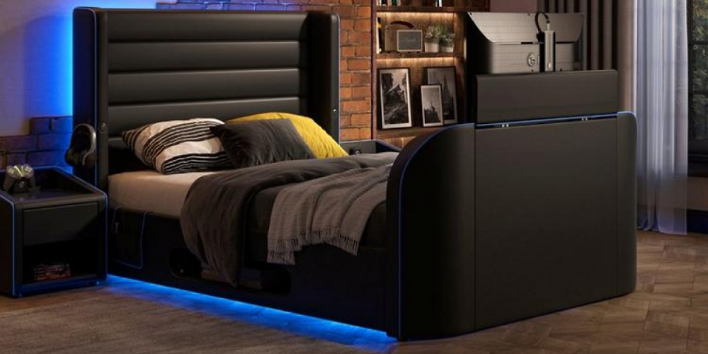Dreams The Drift Gaming Bett in Schwarz