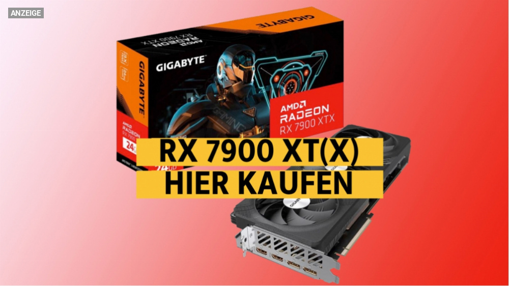 RX 7900 XT(X) kaufen: Top Radeon-Grafikkarte für kurze Zeit günstiger