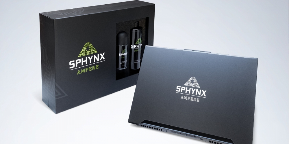 Sphynx Ampere: Nvidia bündelt zwei RTX 30-Laptops mit Deo und Duschgel