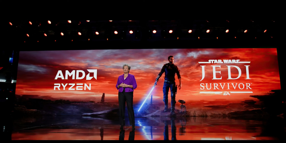 AMDs CEO kündigte an, den neuen Star-Wars-Titel „Jedi: Survivor“ zusammen mit den neu vorgestellten Ryzen-7000-CPUs als Bundles in den Handel zu bringen.&nbsp;