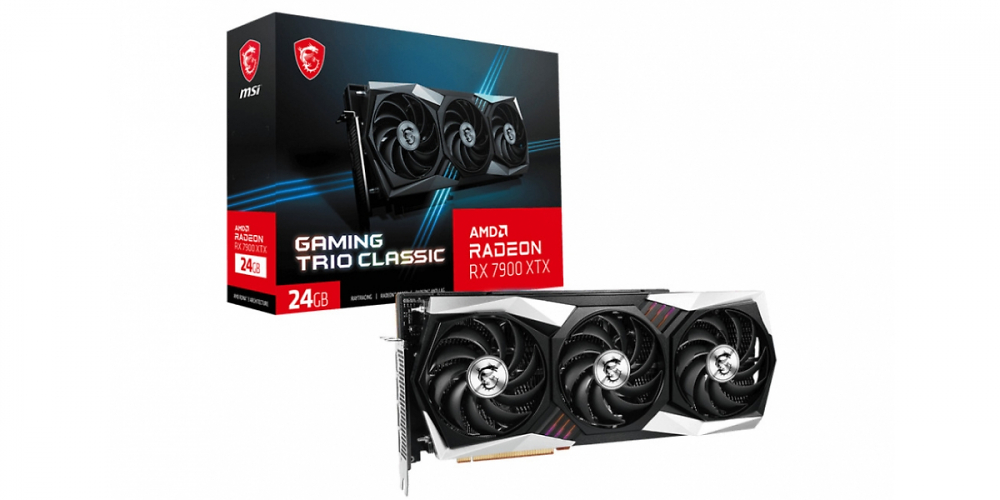 Die RX 7900 X/TX sind jetzt auch von MSI in der Gaming-Trio-Classic-Ausführung erhältlich. Bei einem französischen Händler gibt es erste Listungen. (5)