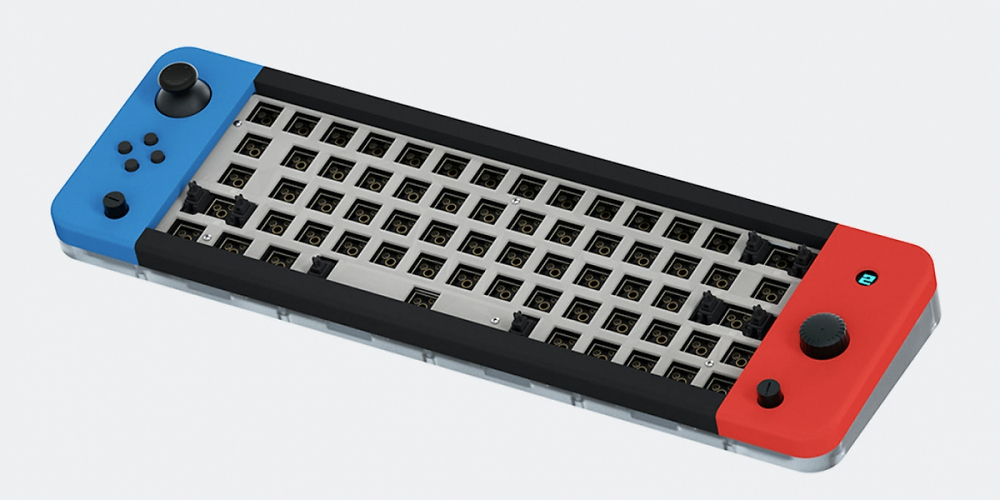 Megalodon Console 64: Custom-Tastatur im Nintendo Switch-Design für rund 200 Dollar (1)