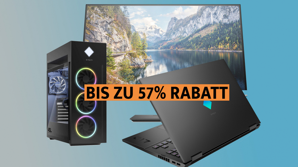 Monitor, Gaming-Laptop, PC bis zu 57% günstiger: HP Winter Deals bei NBB