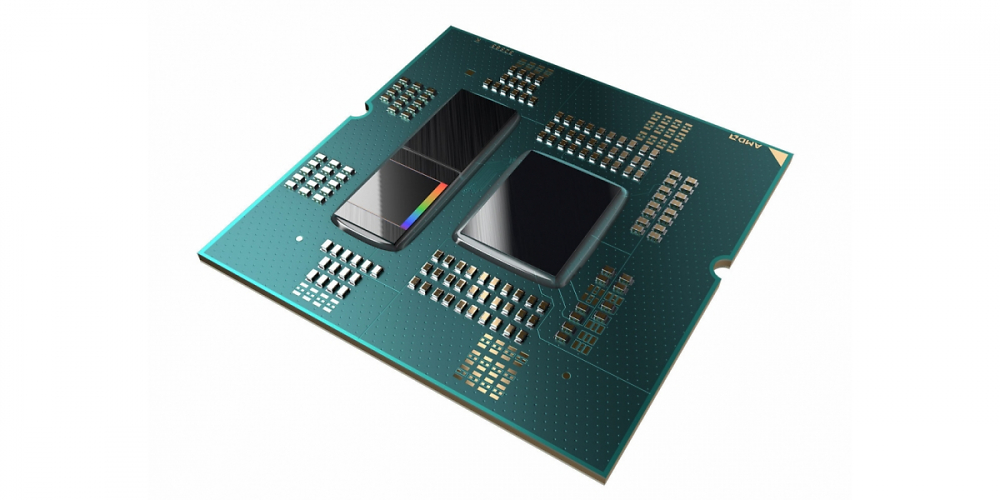Ryzen 9 7950X3D und 7900X3D: Renderings machen 3D V-Cache bei nur einem Chiplet sichtbar (1)