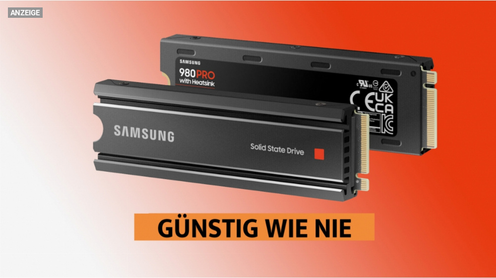 Top-SSD günstig wie nie: Samsung 980 Pro Heatsink - SSD für PS5 empfohlen (Update)