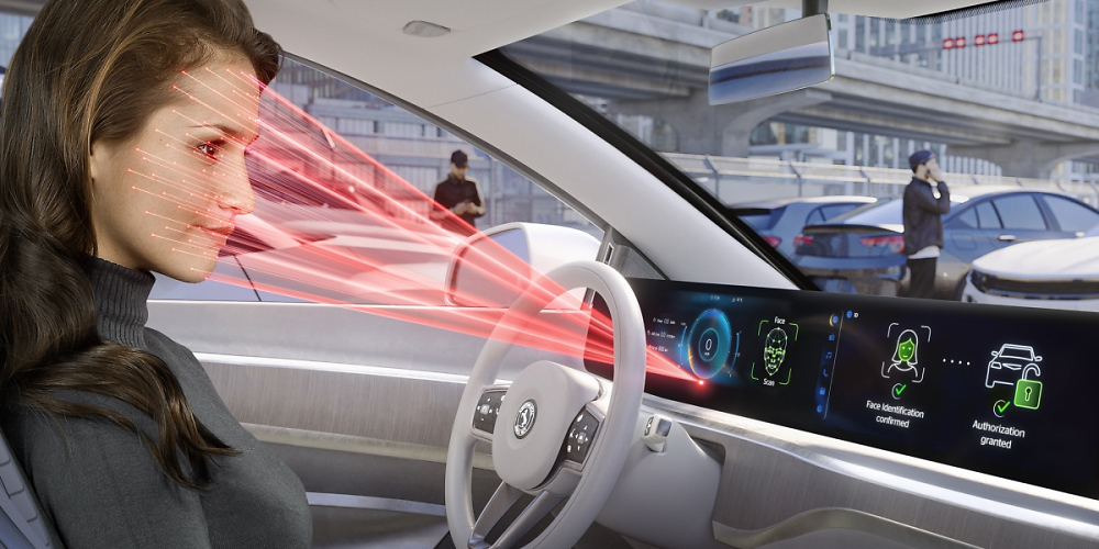 Gesichtserkennung im Auto von Continental