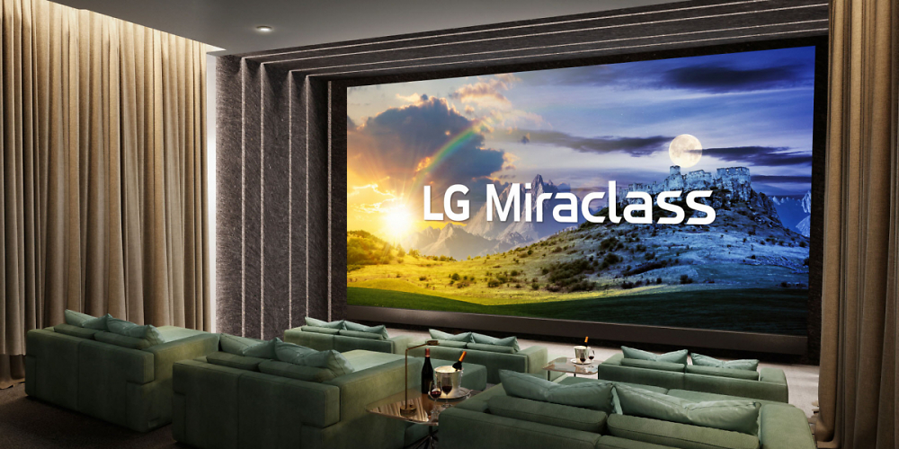 LG kündigte neue LED-Bildschirme unter der Marke Miraclass an, die aber nicht für den Eigenbedarf gedacht sind, sondern in Kinosälen ihren Platz finden. (4)