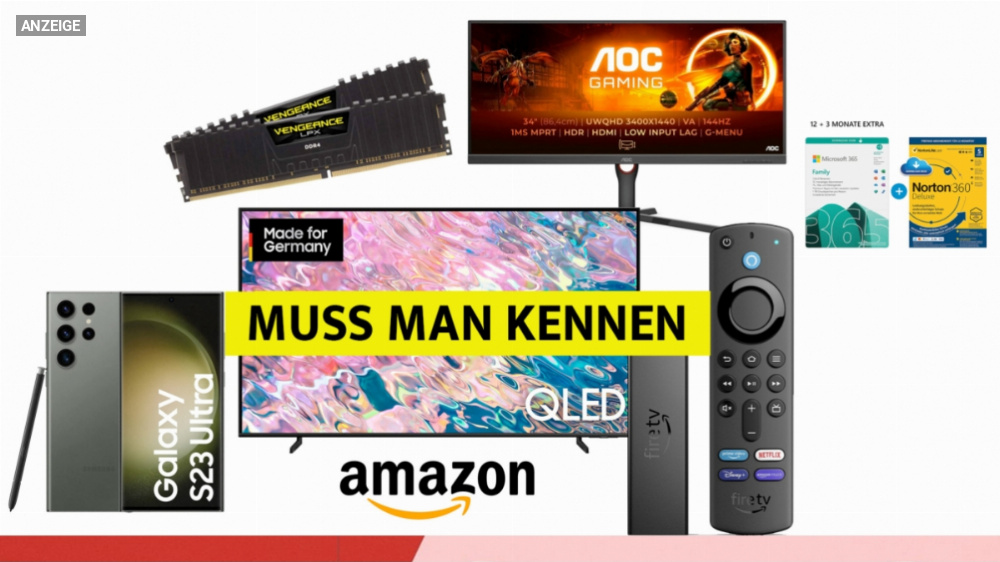 RAM, Fire TV Stick 4K, Fernseher: Amazon-Deals, die man kennen muss