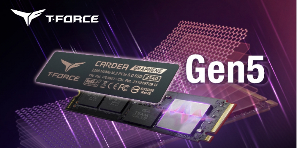 T-Force Cardea Z540: Neue PCI-E 5.0-SSD kommt ohne wuchtigen Kühler (1)