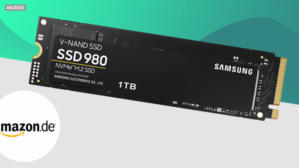 Samsung SSD 980 1 TB: Jetzt zum Tiefpreis von 65,90 Euro bei Amazon