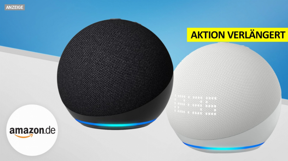 Amazon Alexa Ausverkauf: Echo Dot auch heute noch bis -50 % (Update)