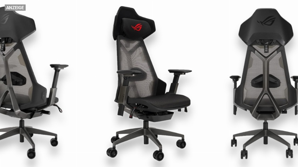  Asus ROG Destrier Ergo im Test: auffällig, ergonomisch, bequem!