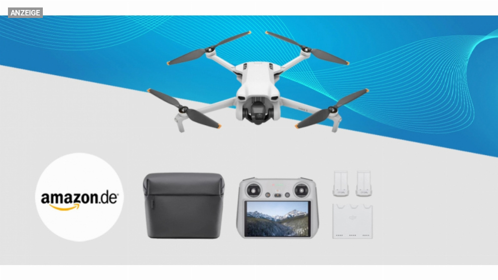 Preis im Sinkflug: Drohne DJI Mini 3 mit 4K-HDR-Kamera jetzt 139 Euro günstiger
