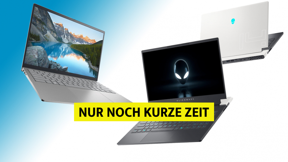 Nur noch kurz bis zu 31 % Rabatt: Laptop Dell Inspiron & Gaming-Notebook Alienware mit RTX 3060 zu Aktionspreisen
