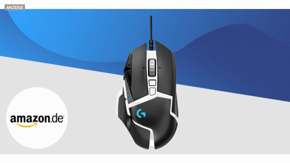 Logitech Gaming-Maus zum Schnäppchen-Preis: Top-Maus mit RGB-Beleuchtung und Gewichtstuning