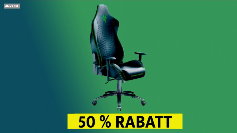 Razer Iskur X: Guter Gaming-Stuhl zum halben Preis - 199€ statt 400€ bei Otto