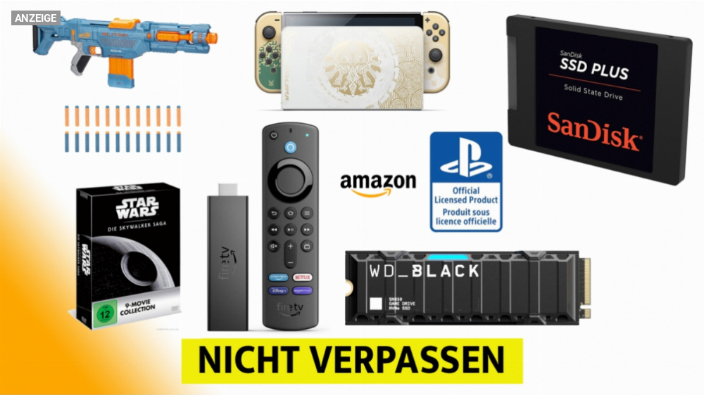 SSD, Fire TV Stick 4K, neue Switch OLED: Diese Amazon-Deals, sollte man kennen