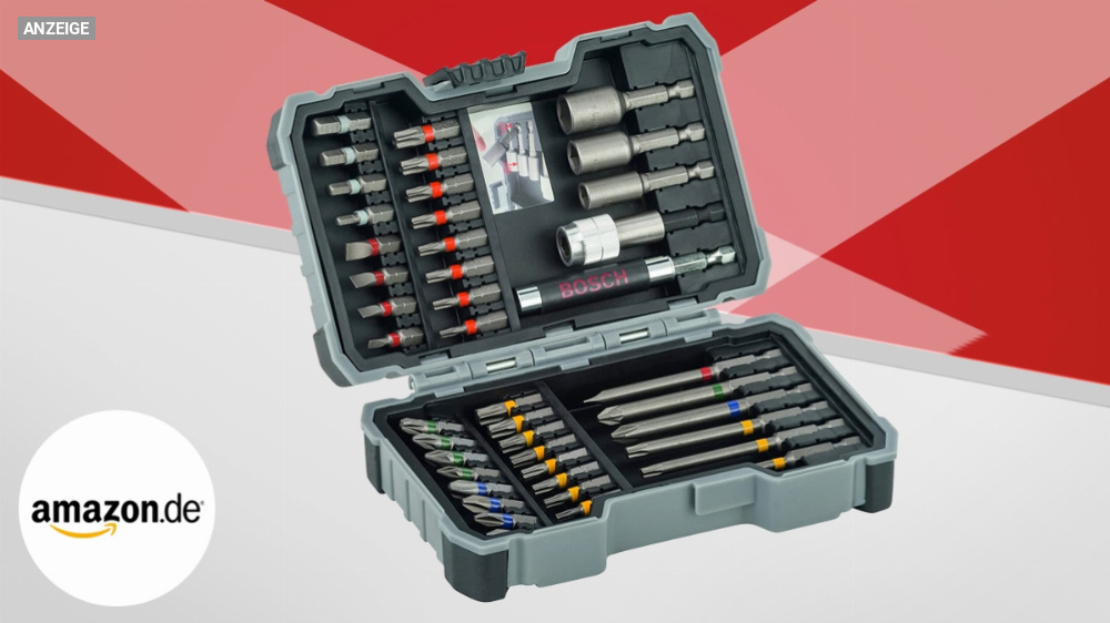 Endlich wieder zum Top-Preis verfügbar: Schrauberbit- & Steckschlüssel-Set von Bosch Professional
