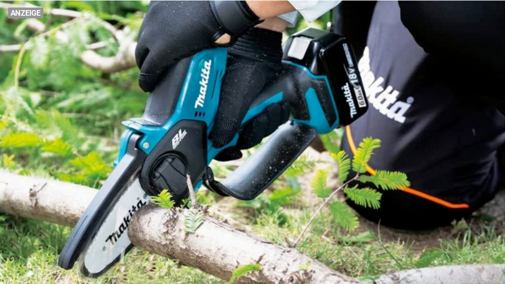 Handlich und sicher: Neue 18V-Akku-Astsäge von Makita bei Amazon jetzt mit 33 % Rabatt
